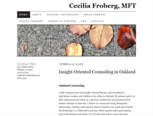 Tablet Screenshot of ceciliafroberg.com